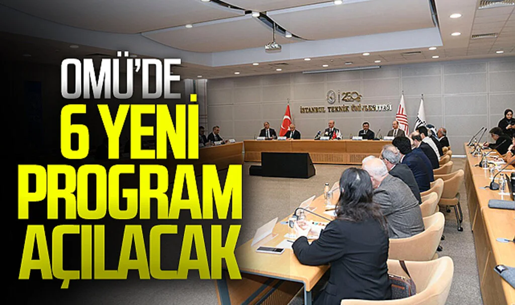 OMÜ'de 2 lisans ile 4 ön lisans programı açılacak