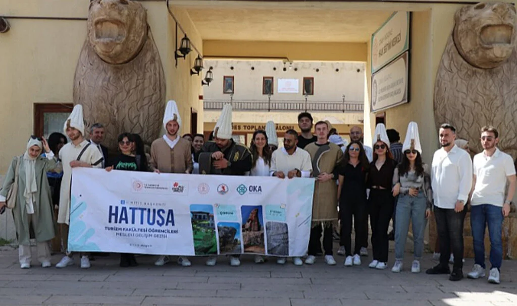 Ondokuz Mayıs Üniversitesi öğrencileri Hattuşa'yı gezdi