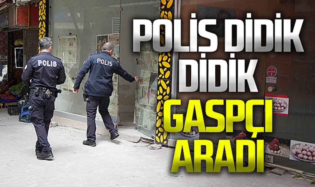 Polis, Kaçan Gasp Zanlısını Yakalamak İçin Seferber Oldu