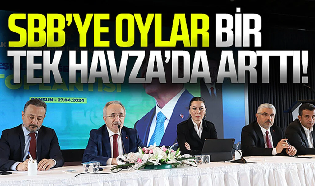 Samsun Büyükşehir Beledisi'ne oylar bir tek Havza'da arttı!