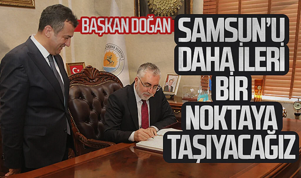 Samsun Büyükşehir Belediye Başkanı Halit Doğan: “Samsun'u daha ileri bir noktaya taşımak için aralıksız çalışıyoruz”