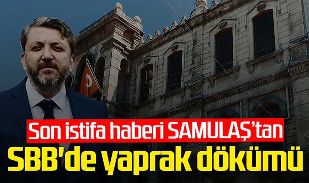Samsun Büyükşehir Belediyesi'nde yaprak dökümü!