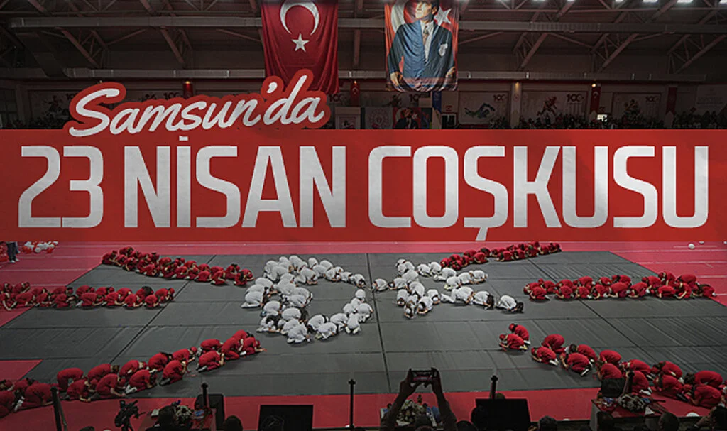 Samsun'da 23 Nisan coşkuyla kutlandı