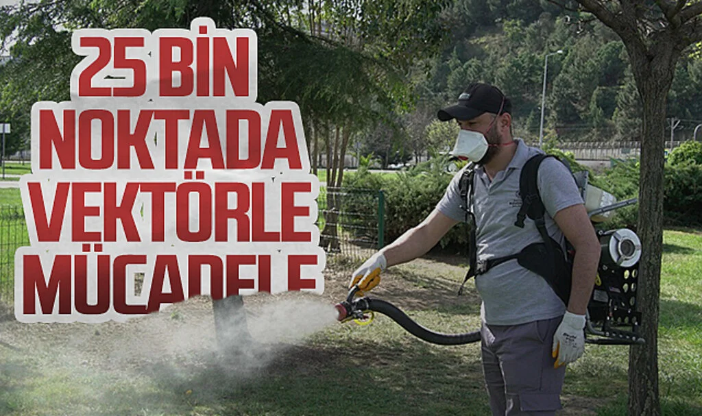 Samsun’da 25 bin noktada vektörle mücadele