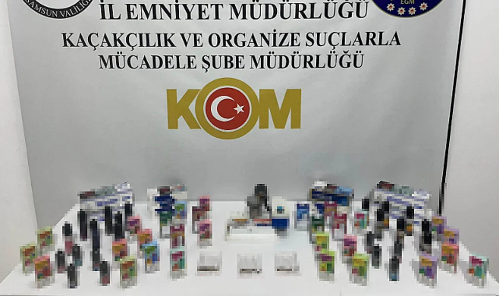 Samsun'da bin 660 adet doldurulmuş makaron sigara ele geçirildi