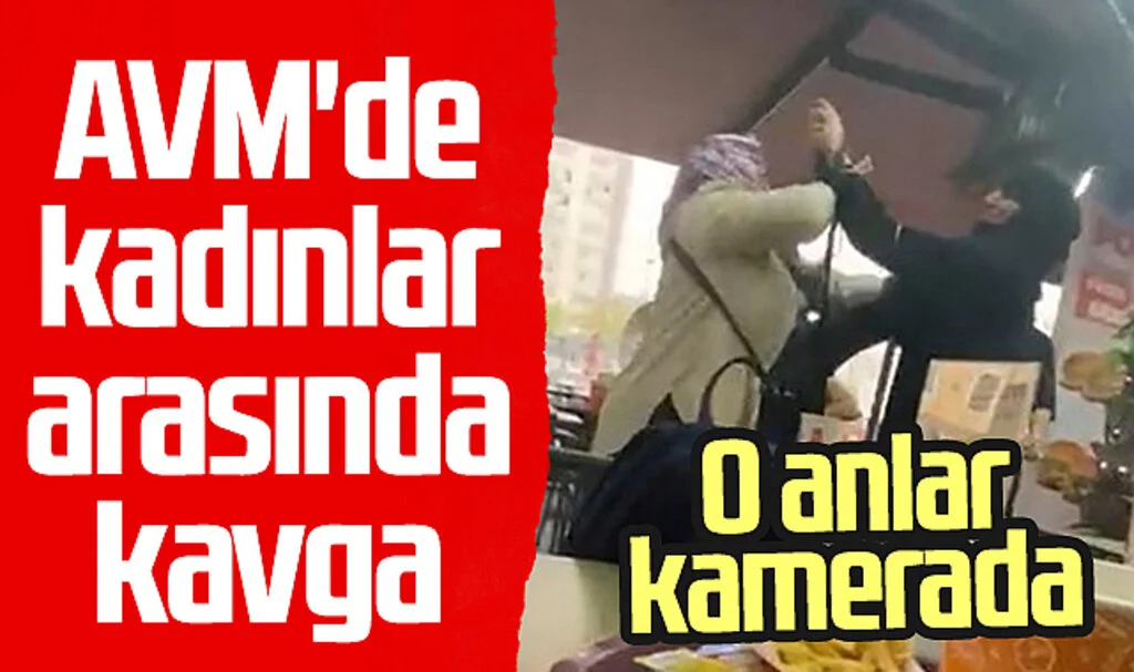 Samsun'da Bir AVM'de Kadınlar Arasında Kavga! O Anlar Kamerada...