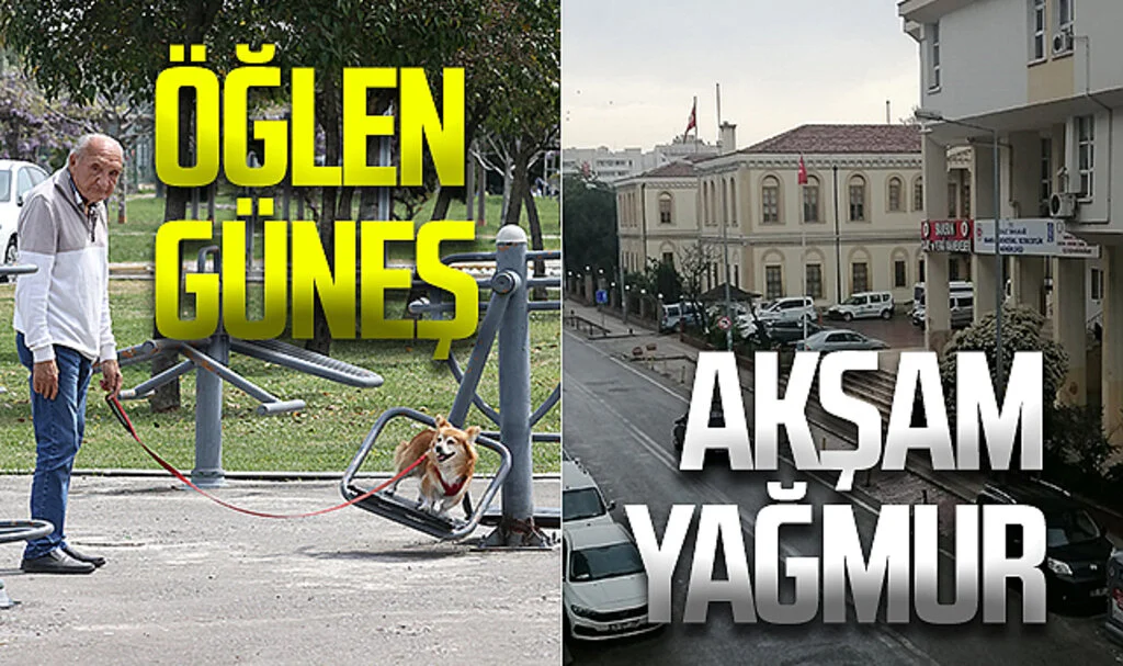 Samsun'da bir günde iki farklı hava durumu 