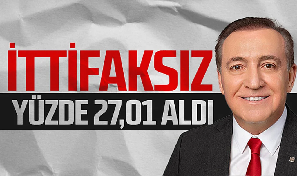 Samsun'da Cevat Öncü, ittifaksız yüzde 27,01 oy aldı