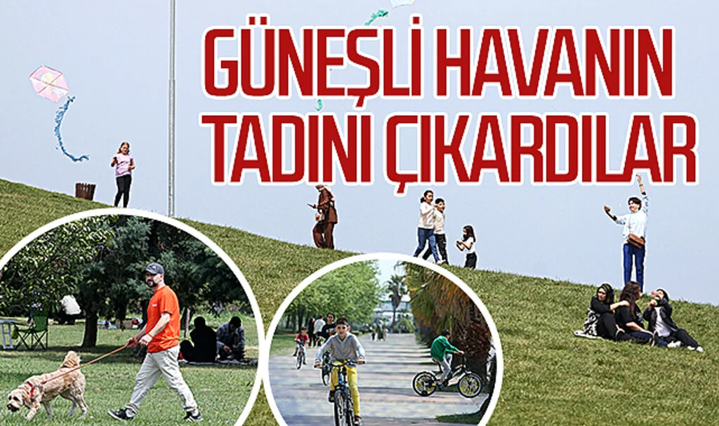 Samsun'da Güneşli Hafta Sonunda Vatandaşlar Piknik ve Deniz Keyfi Yaptı