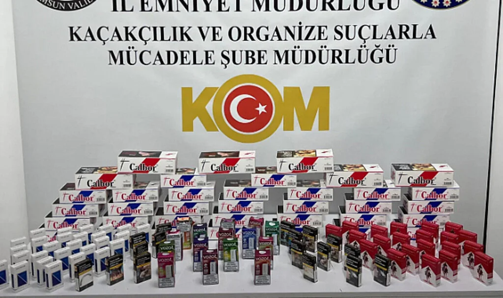 Samsun'da kaçakçılık operasyonunda 2 şüpheli yakalandı