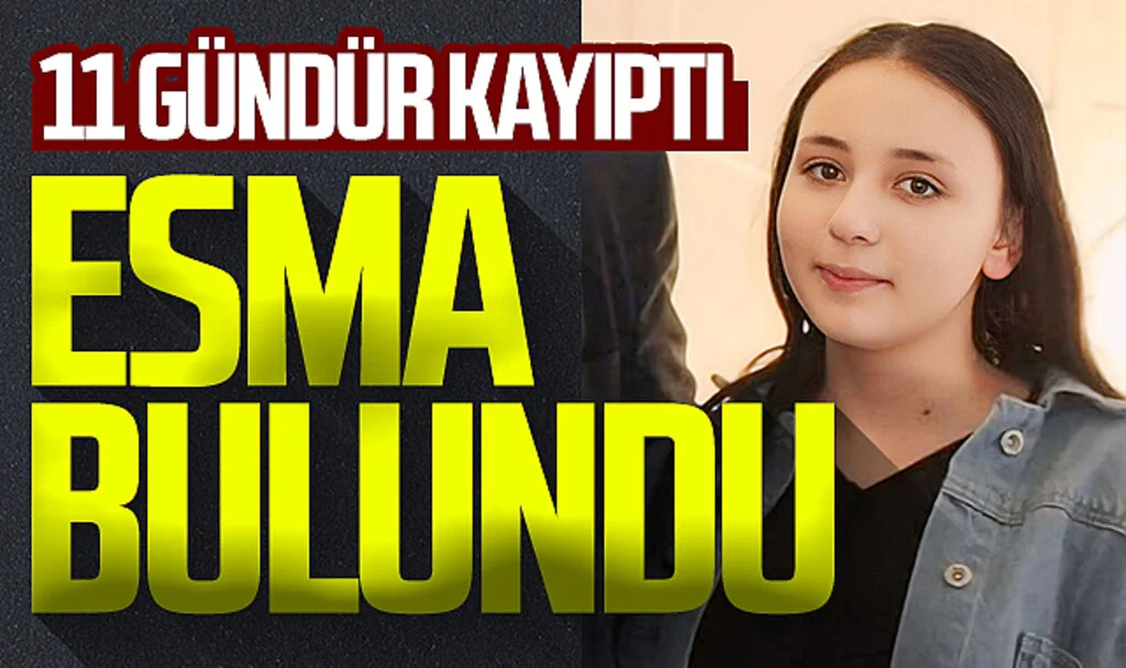 Samsun'da Kayıp 17 Yaşındaki Esma Sağ Salim Bulundu