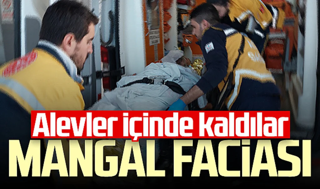 Samsun'da mangal faciası! Alevler içinde kaldılar...