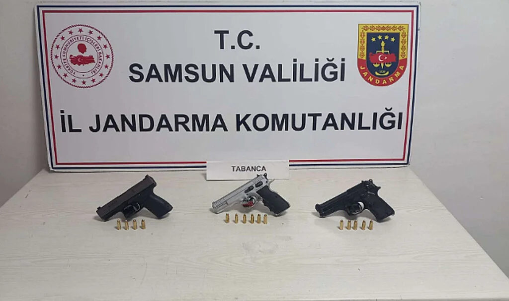 Samsun'da Silahla Havaya Ateş Eden 3 Kişi Gözaltına Alındı