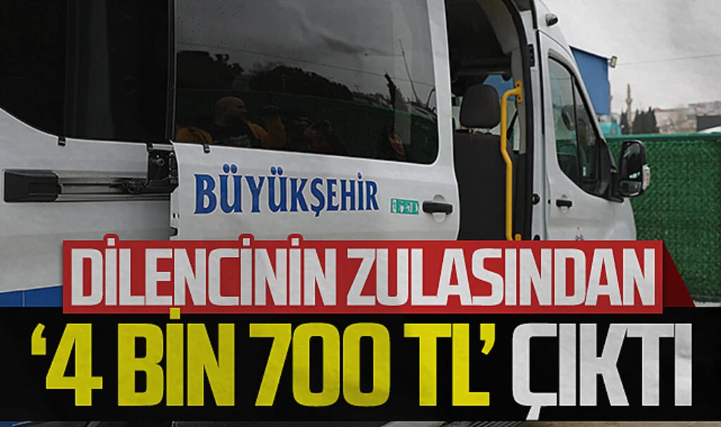 Samsun'da​​​​​​​ Dilencinin zulasından '4 bin 700 TL' çıktı