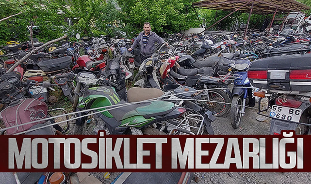 Samsun'da Yediemin Otoparkları Motosiklet Mezarlığına Dönüştü