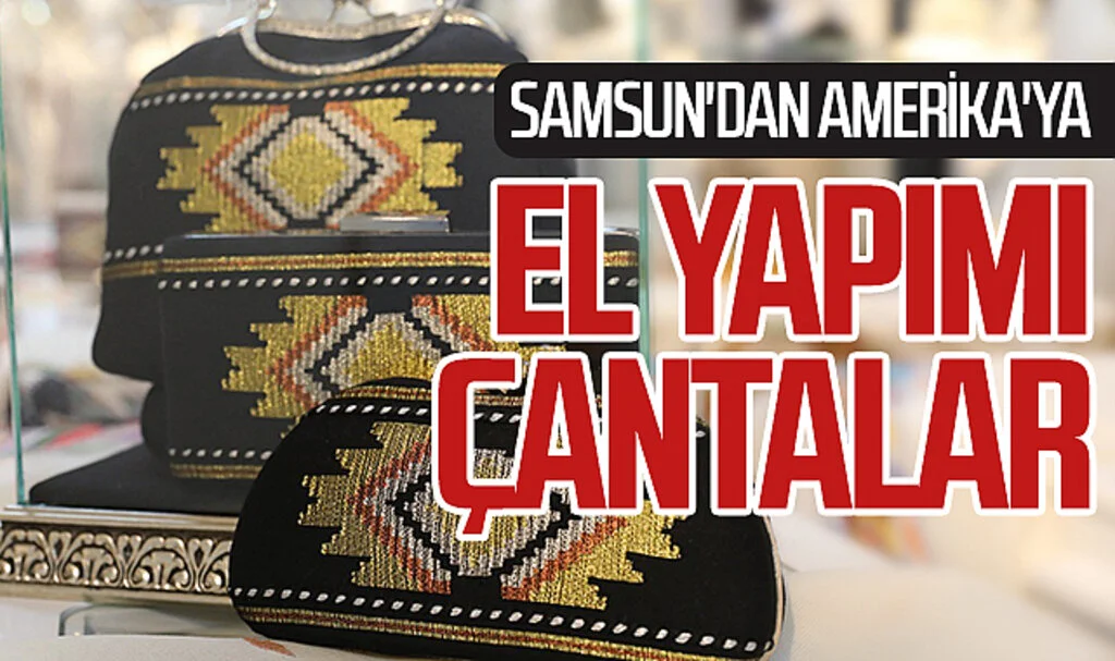Samsun'dan Amerika'ya Kenevirden Üretilen El Yapımı Çantalar