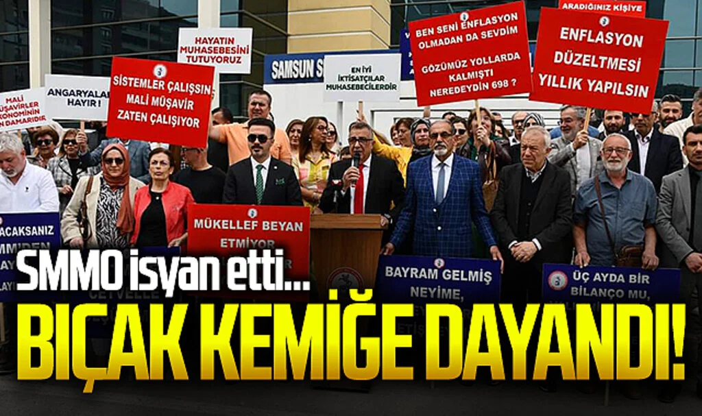 Samsun SMMMO Başkanı Dilaver Öğütcü: Bıçak kemiğe dayandı!