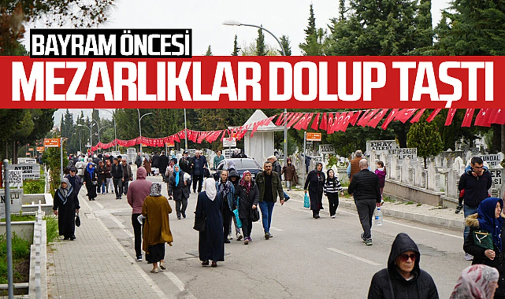 Samsunlular mezarlıklara akın etti