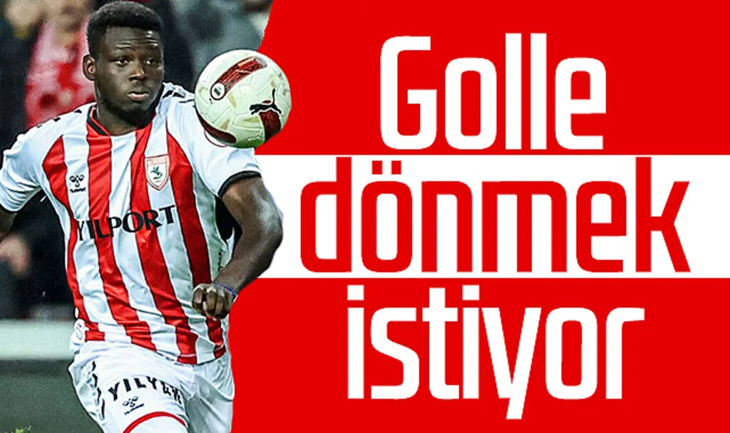 Samsunspor'da Marius Mouandilmadji sahalara dönüyor