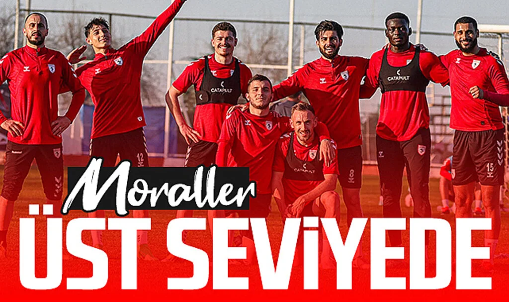 Samsunspor'da moraller üst seviyede