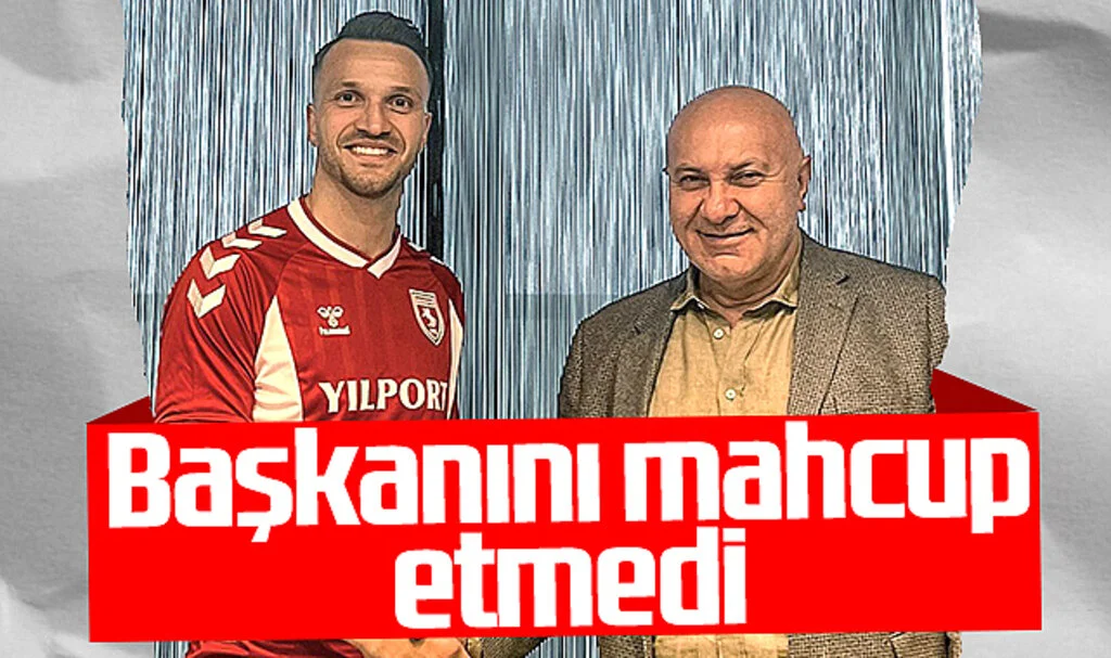 Samsunspor'da Okan Kocuk, Başkanı Yüksel Yıldırım'ı mahcup etmedi