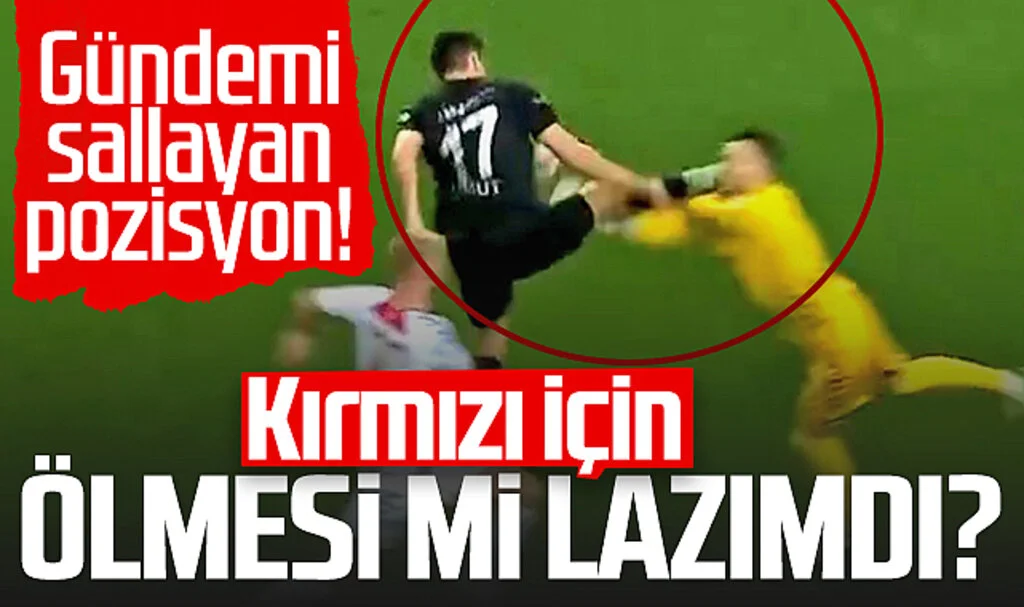 Samsunspor-Pendikspor maçında gündemi sallayan pozisyon! Kırmızı kart için ölmesi mi lazımdı?
