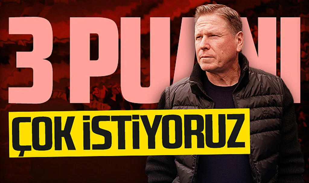 Samsunspor Teknik Direktörü Markus Gisdol: 3 puanı çok istiyoruz