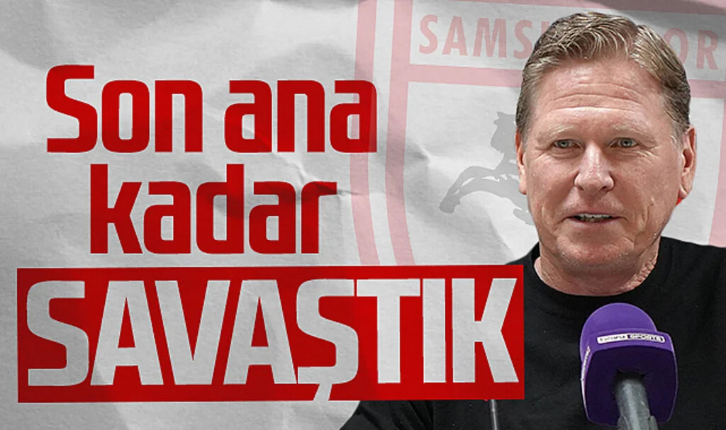 Samsunspor Teknik Direktörü Markus Gisdol: Kazanmak için son ana kadar savaştık