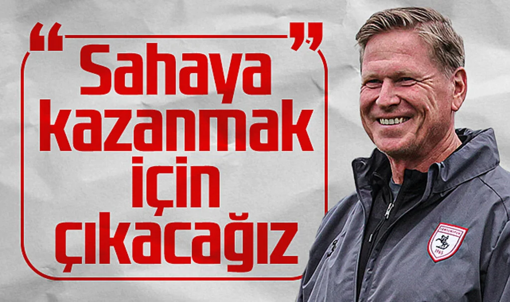 Samsunspor Teknik Direktörü Markus Gisdol: "Sahaya kazanmak için çıkacağız"