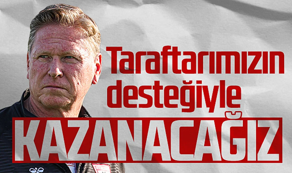 Samsunspor Teknik Direktörü Markus Gisdol: 'Taraftarımızla kazanacağız'