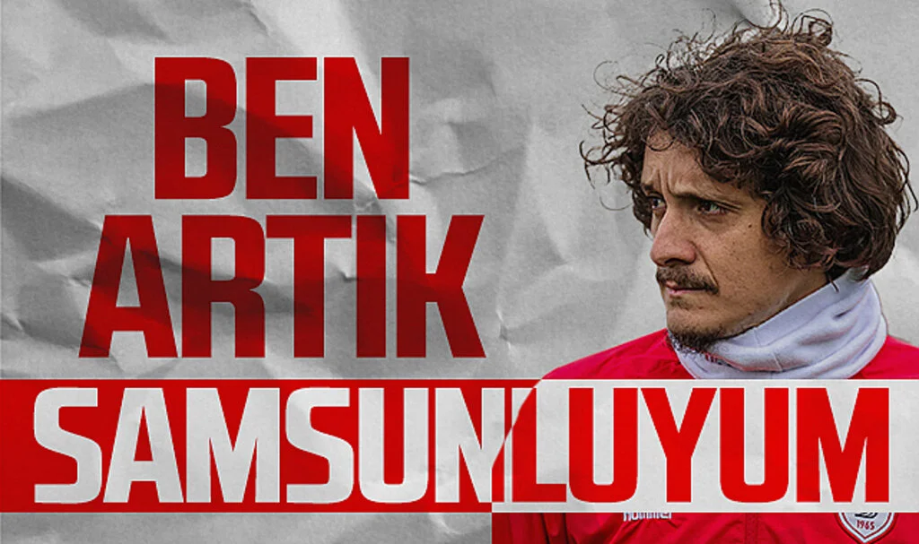 Samsunspor'un kaptanı Osman Çelik: Ben artık Samsunluyum