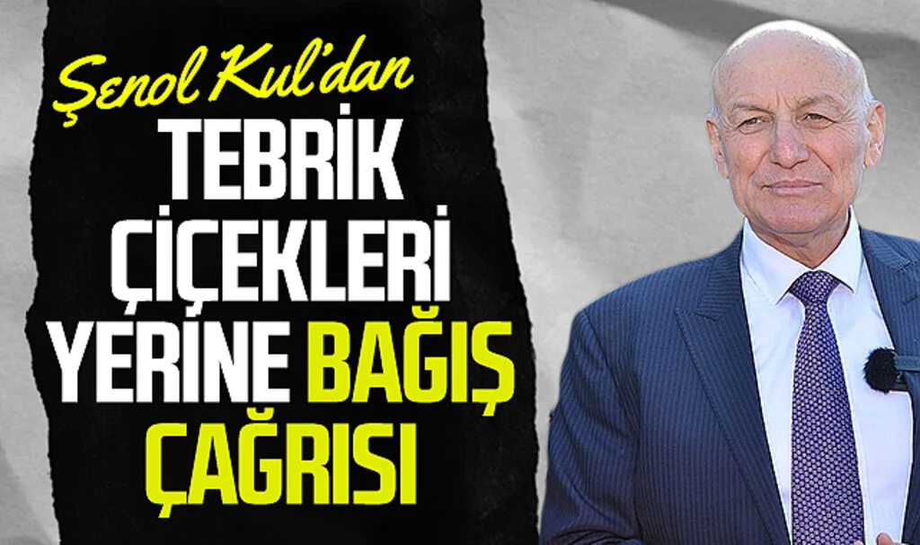 Terme Belediye Başkanı Şenol Kul'dan Tebrik Çiçekleri Yerine Bağış Çağrısı