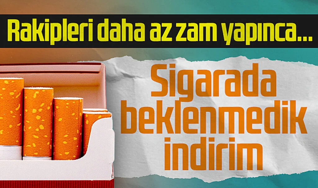Sigarada beklenmedik indirim! Rakipleri daha az zam yapınca...