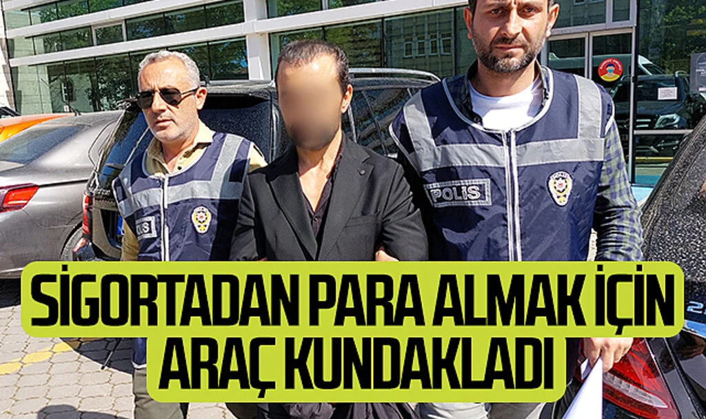 'Sigortadan para almak için araç kundakladığı' iddiasıyla gözaltına alınan kuyumcu tutuklandı