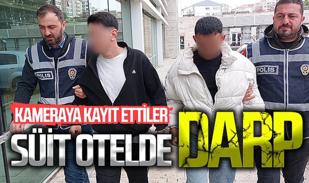 Süit otelde arkadaşlarını bıçaklayıp darp ederek kameraya kayıt ettiler