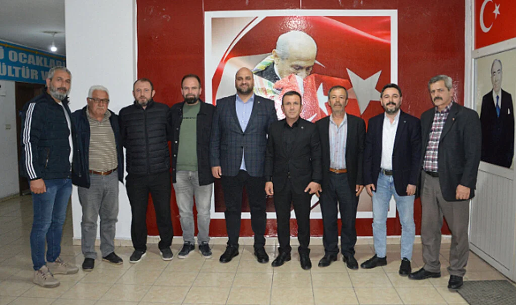 Türk Eğitim-Sen Samsun Şube Başkanı MHP Havza İlçe Teşkilatını Ziyaret Etti