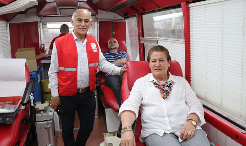 Türk Kızılay, Havza'da Kan Bağışı Kampanyası Düzenledi