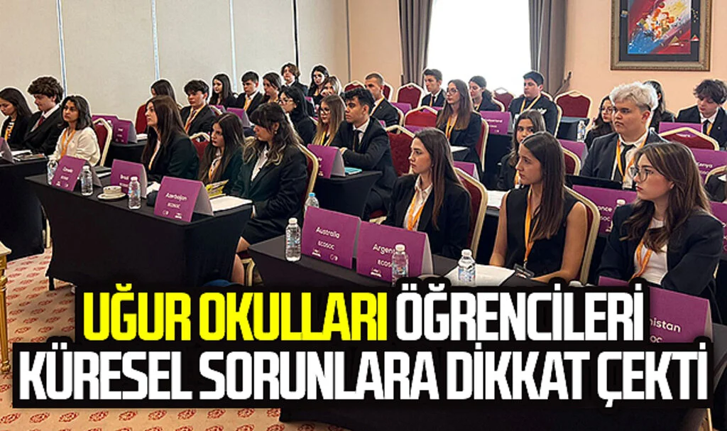 Uğur Okulları öğrencileri küresel sorunlara dikkat çekti