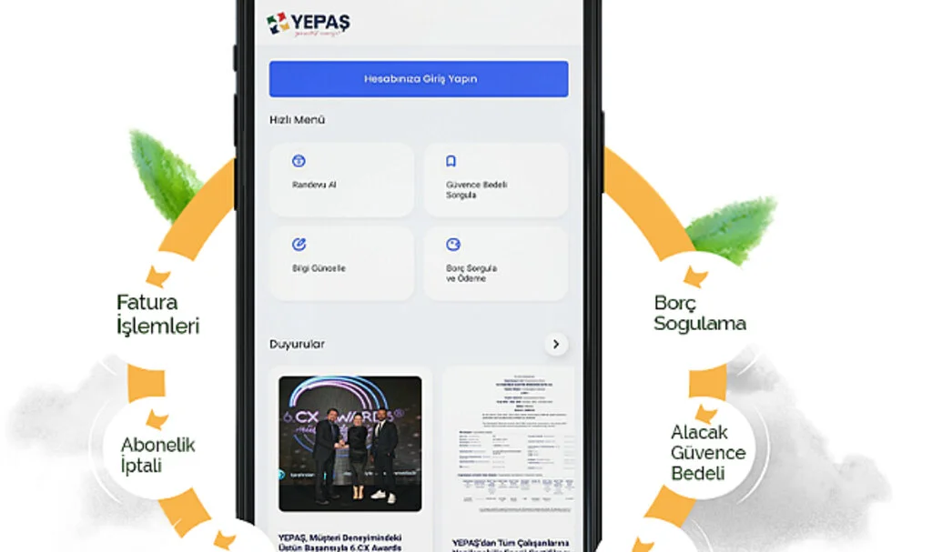YEPAŞ mobil uygulama yenilendi