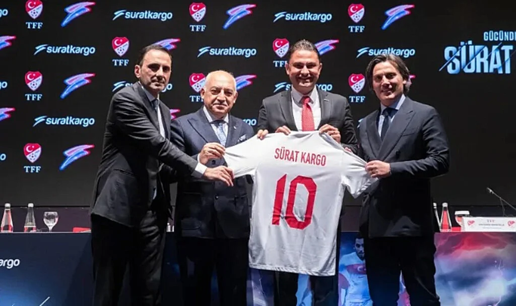 A Milli Futbol Takımı'nın Yeni Sponsoru Sürat Kargo Oldu