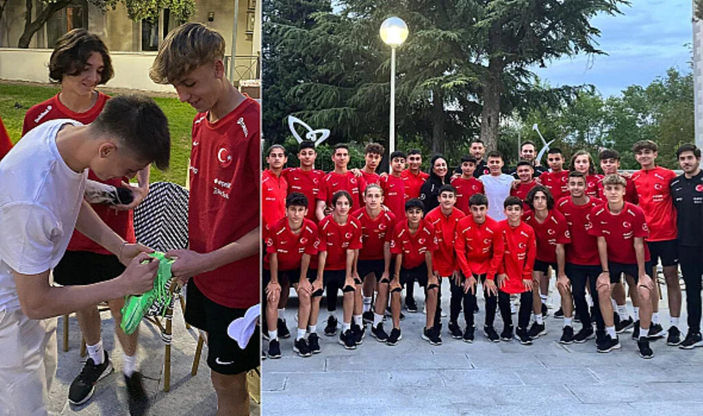 Arda Güler'den U14 Milli Takımı'na ziyaret