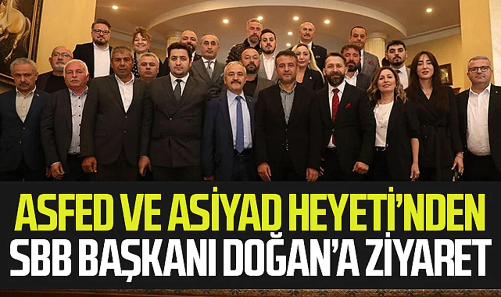 ASFED ve ASİYAD heyeti Samsun Büyükşehir Belediye Başkanı Halit Doğan'a ziyaret