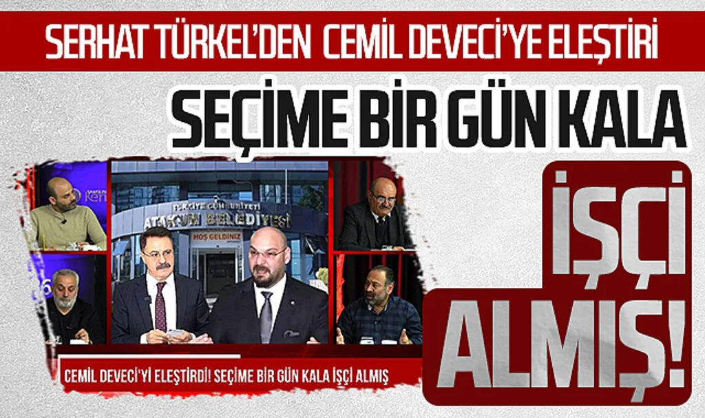 Atakum Belediye Başkanı Serhat Türkel'den Eski Başkan Deveci'ye Eleştiri: "Seçime bir gün  kala işçi almış!"