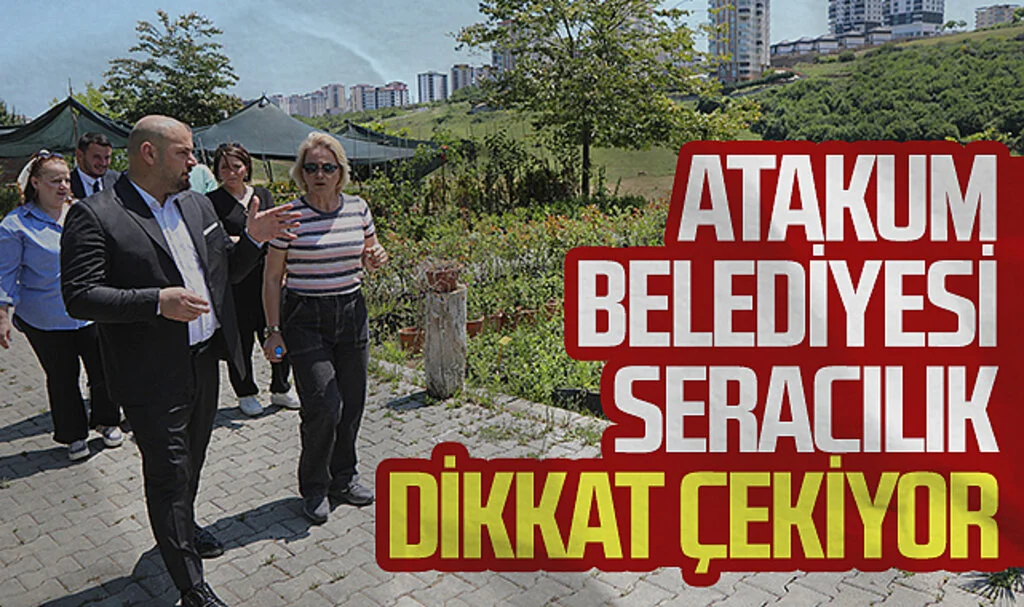 Atakum Belediyesi seracılık dikkat çekiyor