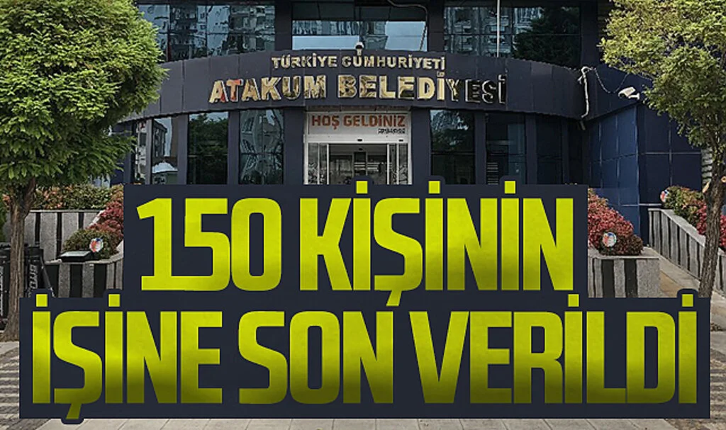 Atakum'da 150 kişinin işine son verildi