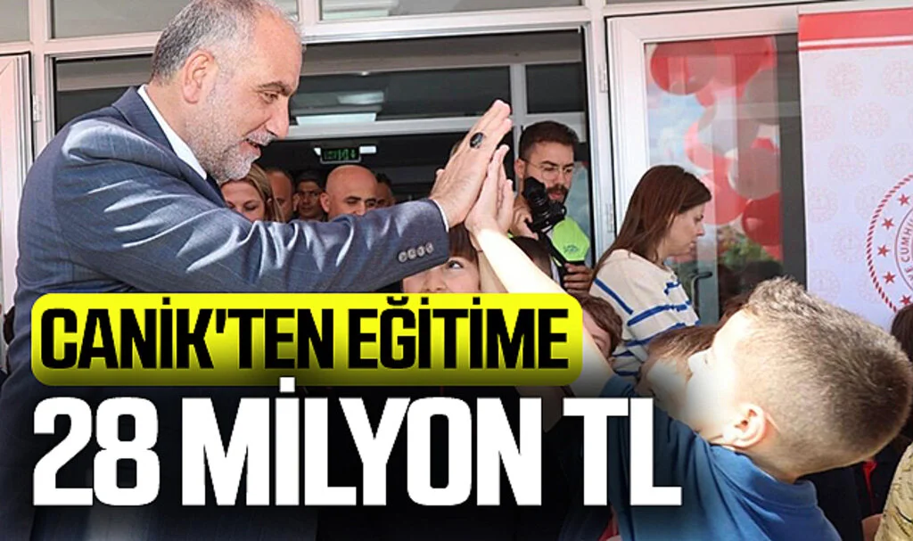 Canik Belediyesi'nden Öğrencilere 28 Milyon TL Destek!