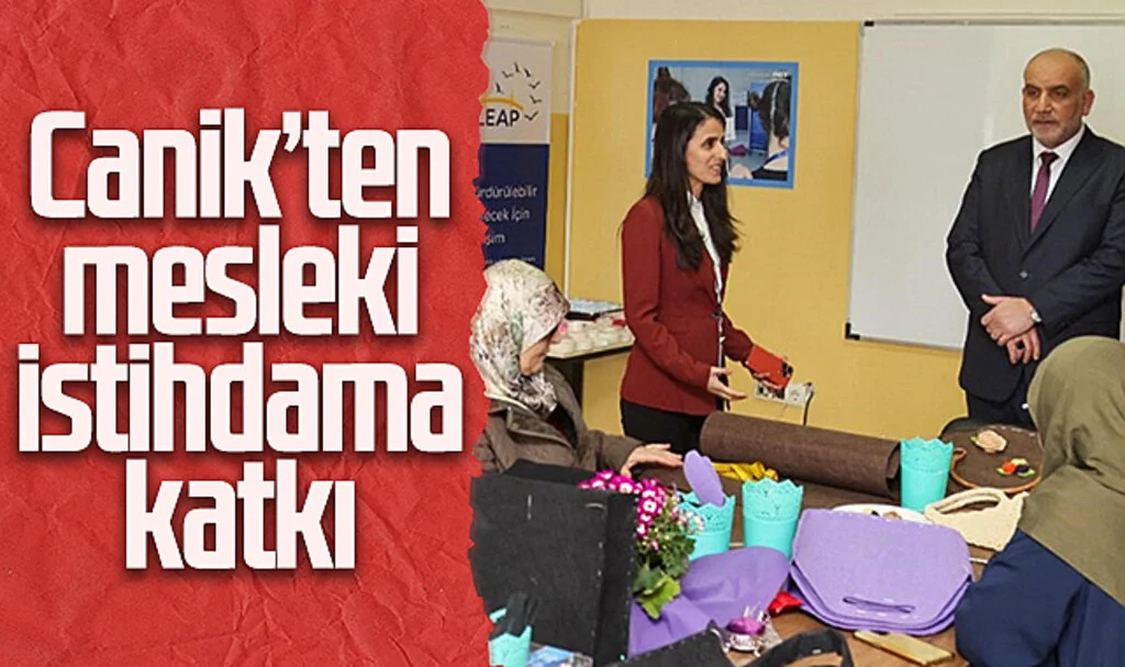 Canikli kadınlara mesleki eğitim