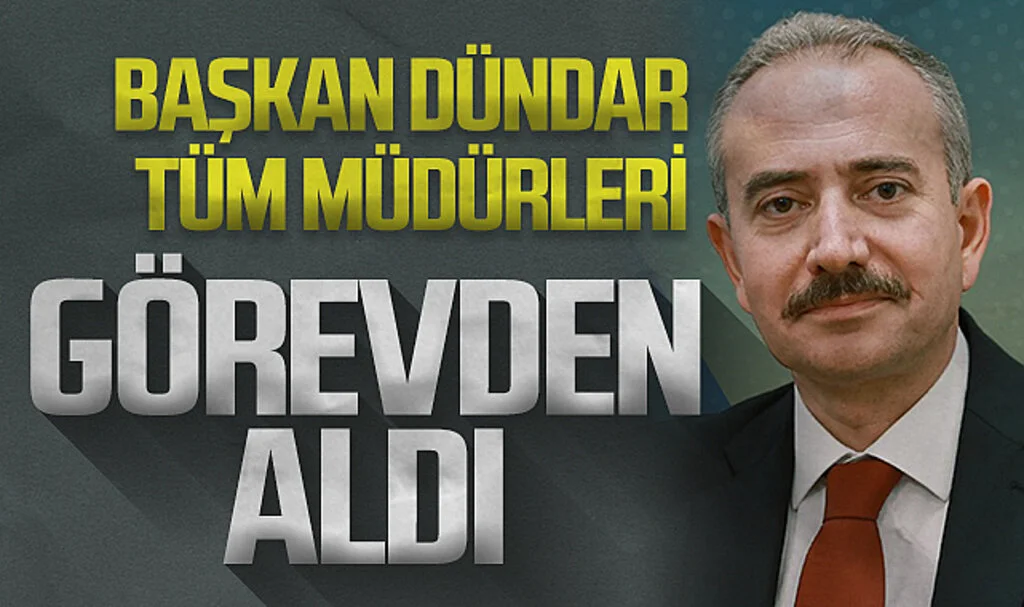 Çarşamba Belediye Başkanı Hüseyin Dündar tüm müdürleri görevden aldı 