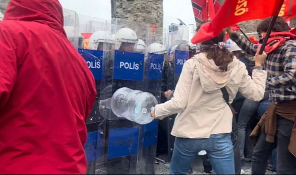 Damacanalı kadın gözaltında