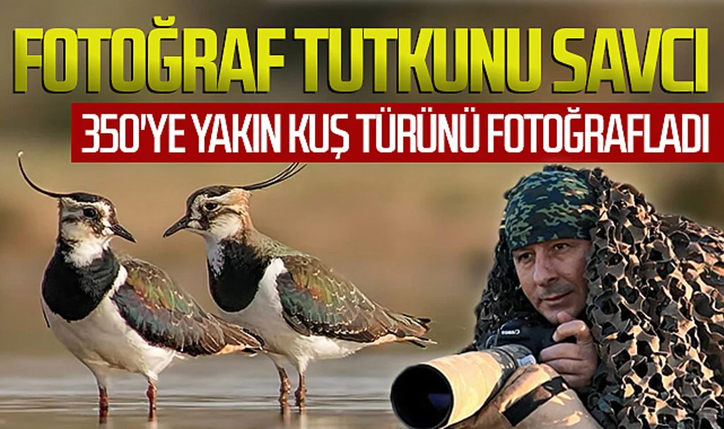 Fotoğraf tutkunu savcı, 350'ye yakın kuş türünü fotoğrafladı
